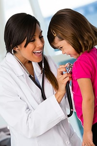 Family doctor consulting with patient at Medcentre Health